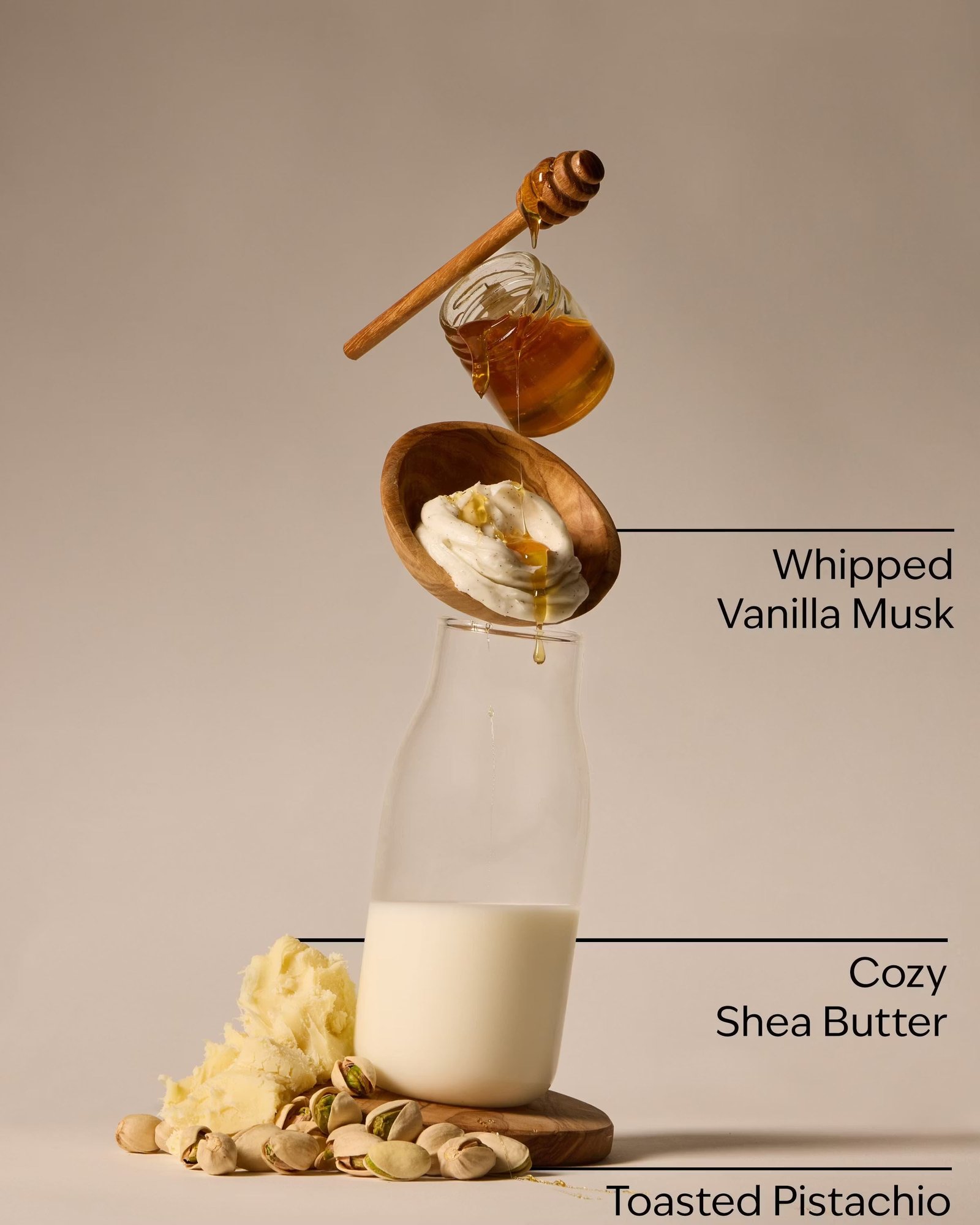 Pistachio Milk & Honey Single Wick Candle - Image 3