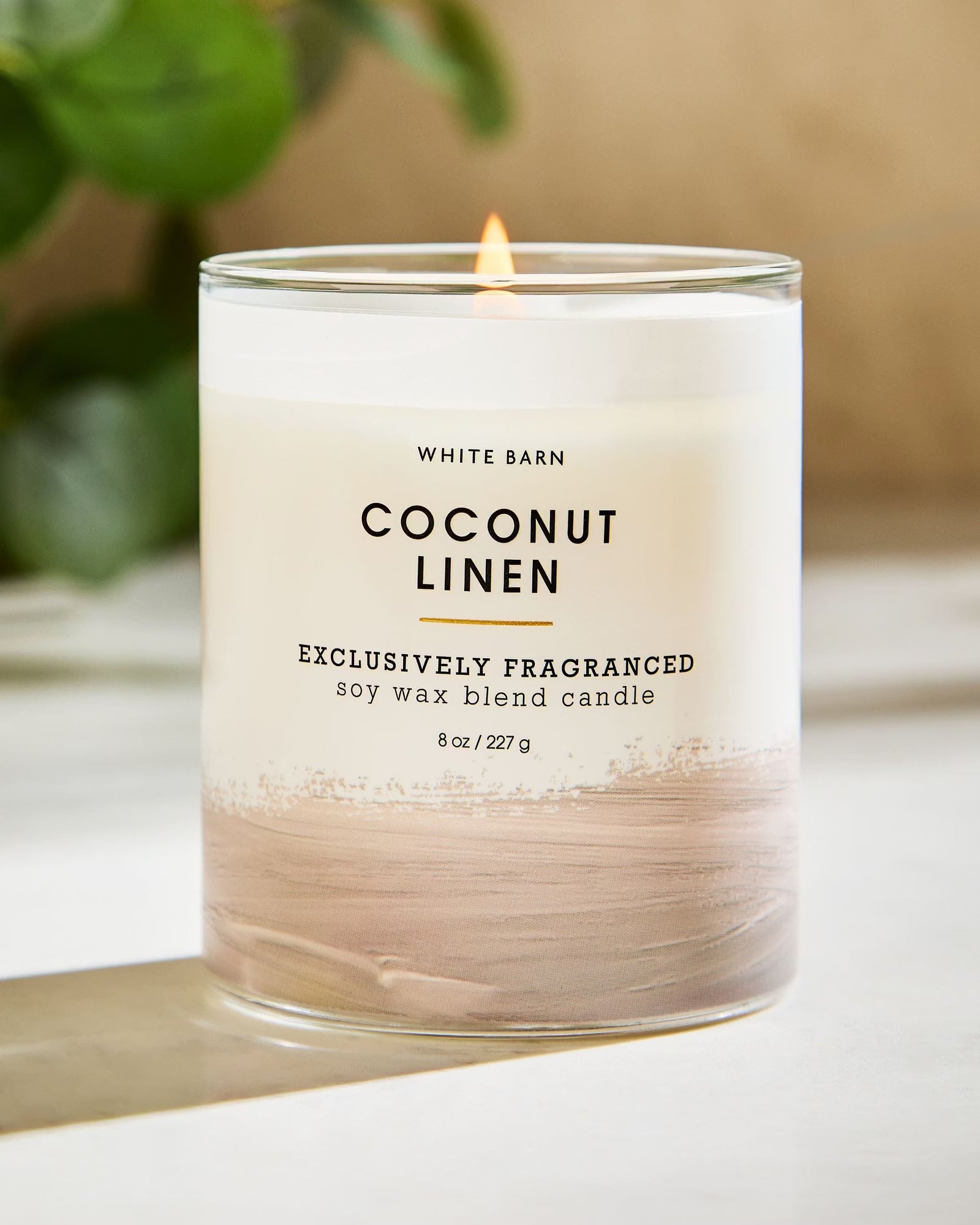 Coconut Linen Single Wick Candle - Image 6