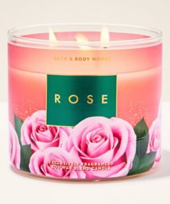 Rose 3-Wick Candle