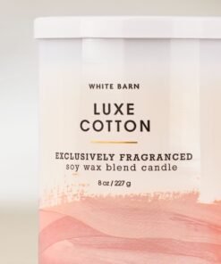 Alternative view of Luxe Cotton Single Wick Candle
