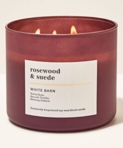 Rosewood & Suede 3-Wick Candle