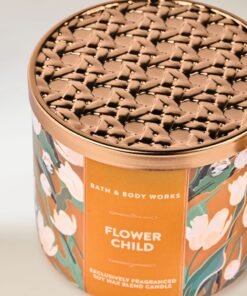 Alternative view of Flowerchild 3-Wick Candle