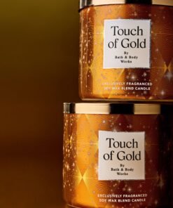 Alternative view of Touch Of Gold 3-Wick Candle