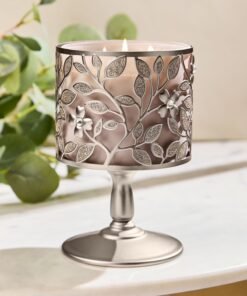 Alternative view of Dogwood Pedestal 3-Wick Candle Holder