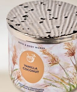 Alternative view of Vanilla Coconut 3-Wick Candle