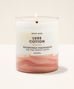 Luxe Cotton Single Wick Candle