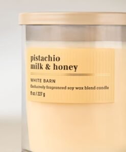 Alternative view of Pistachio Milk & Honey Single Wick Candle
