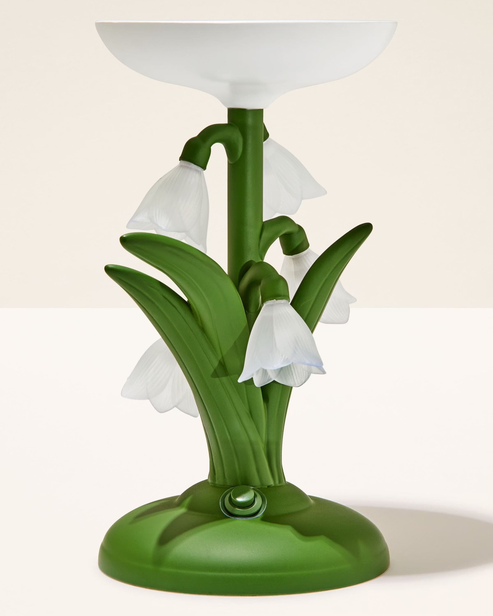 Snowdrop Dream Light-Up Pedestal 3-Wick Candle Holder - Image 4